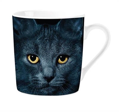 Plenty gifts mok zwarte kat | 240 ml 7,5x8,5 cm