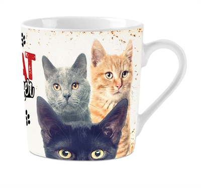Plenty gifts mok cat lover | 240 ml 7,5x8,5 cm