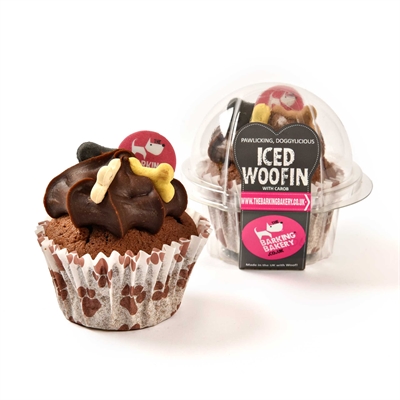 The barking bakery vanilla woofin met carob glazuur | hondensnack