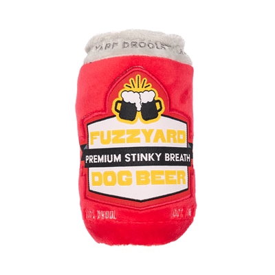 Fuzzyard dog beer pluche | 7,5x7,5x15 cm