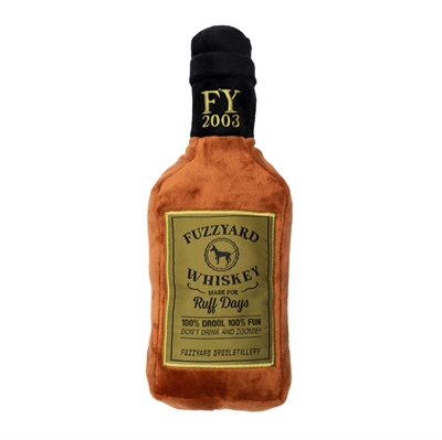 Fuzzyard woof woof whiskey pluche speelgoed | 7,5x7,5x23 cm