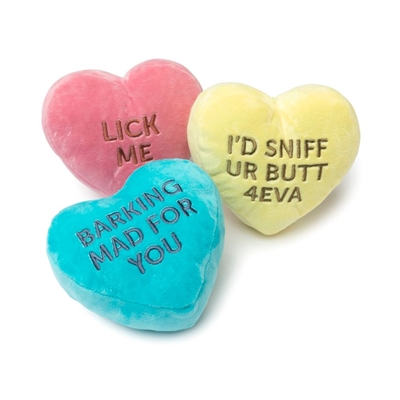 Fuzzyard candy hearts pluche | assorti 15 cm