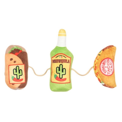 Fuzzyard 3 fiesta touw met catnip pluche | 15x6 cm