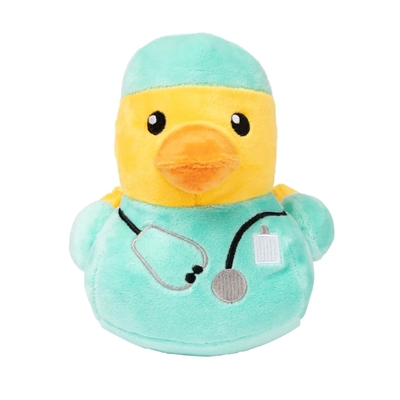 Fuzzyard duck ducktor pluche | 16x15x17 cm