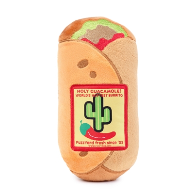 Fuzzyard burrito pluche | 18x9x5 cm hondenspeelgoed