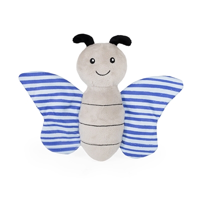 Battersea crinkle vlinder blauw | 23x18 cm