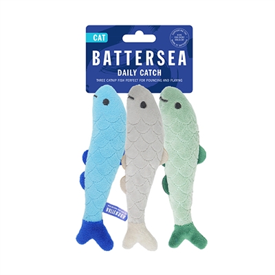 Battersea daily catch visjes | 15x4 cm, 3 stuks