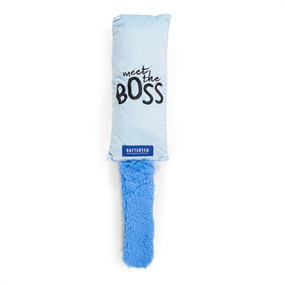Battersea cat kicker print blauw assorti | 41x9 cm
