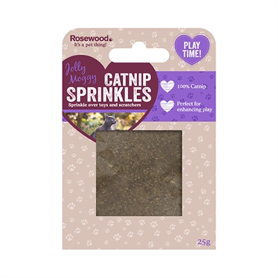 Rosewood jolly moggy catnip sprinkles | 25 gr