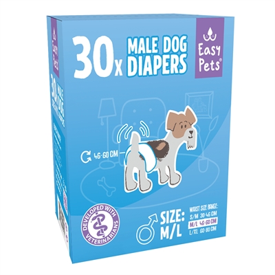 Easypets hondenluiers reu | m/l 30 st