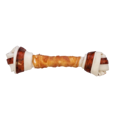 Petstyle living geknoopt bot multicolor met kip | 7,5 cm, 20 st.