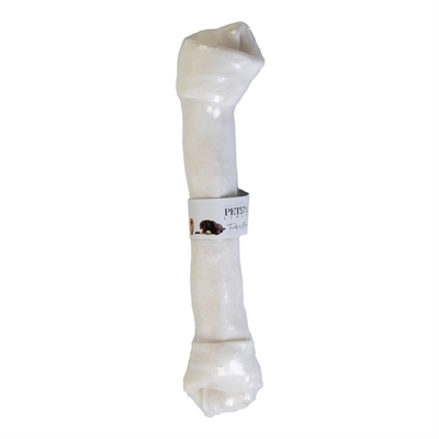 Petstyle living hondensnack geknoopt bot gepoft rund 20-21 cm – runderhuid