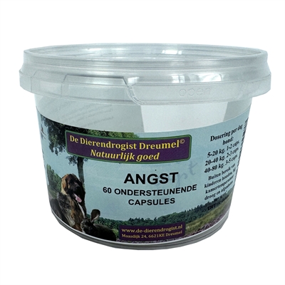 Dierendrogist angst capsules | 60 st