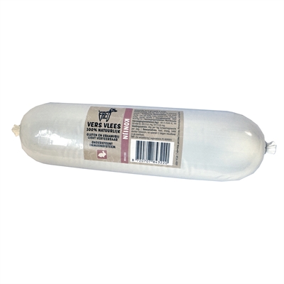 Freds gestoomd vers vlees worst konijn | 900 gr, graan- en glutenvrij