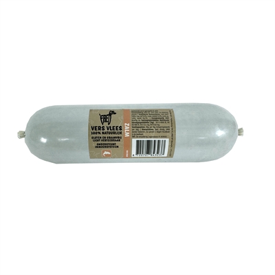 Freds gestoomd vers vlees worst zalm 900 gr | graan- en glutenvrij