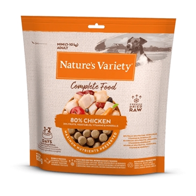 Natures variety freeze dried mini chicken | 120 gr