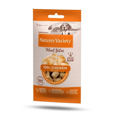 Natures variety freeze dried bites chicken | 20 gr