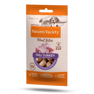 Natures variety freeze dried meat bites turkey | 20 gr