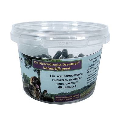 Dierendrogist folikel stimulerend capsules | 60 st