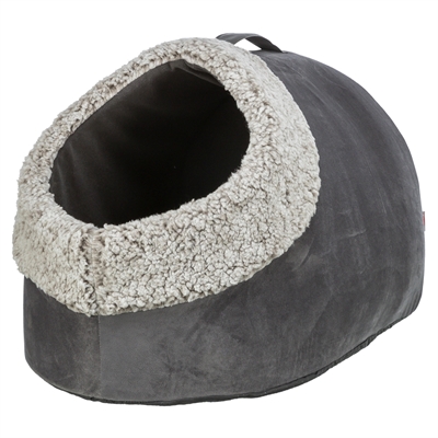 Trixie kattenmand iglo calida | warmtereflecterend grijs-wit/zwart 50x30x35 cm