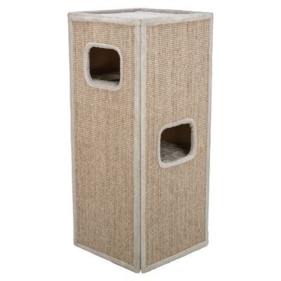 Trixie krabpaal cat tower juno | grijs 116 cm