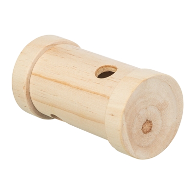 Trixie snack roll hout onbehandeld | 6x6x11 cm