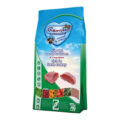 Renske super premium senior kalkoen | graanvrij, hypoallergeen, 6,5 kg