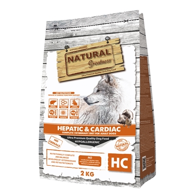 Natural greatness veterinary diet dog hepatic-cardiac adult | 2 kg
