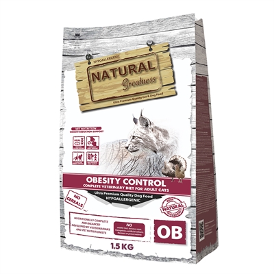 Natural greatness veterinary diet kat obesitas controle | 1,5 kg
