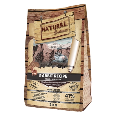 Natural greatness rabbit senior light mini | 2 kg