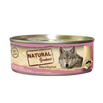 Natural greatness tuna filet & prawns | 156 gr