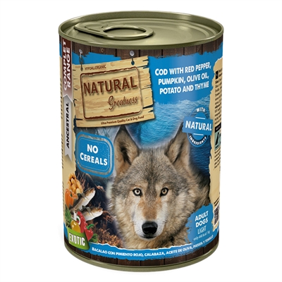 Natural greatness cod / red pepper / pumpkin | 390 gr