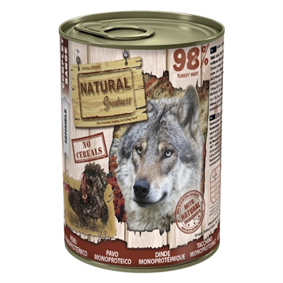 Natural greatness hondenvoer monoprotein kalkoen 170 gr – graanvrij