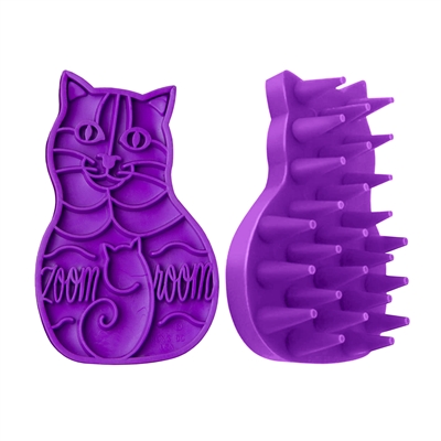 Kong zoomgroom | paars 11,5x7x3 cm