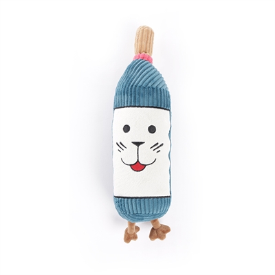Martin wijnafles pluche | 39x9x9 cm