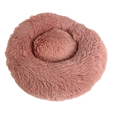 Sazzz hondenmand fluffy | oudroze 52x52x13 cm