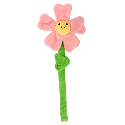 Fofos krinkel bloem roze | 39x17x4 cm met touwsteel