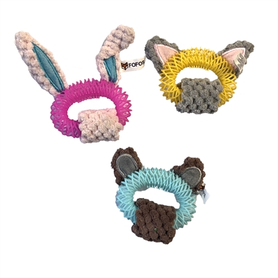 Fofos tiny triple ears | hondenspeeltje met driedubbele oren