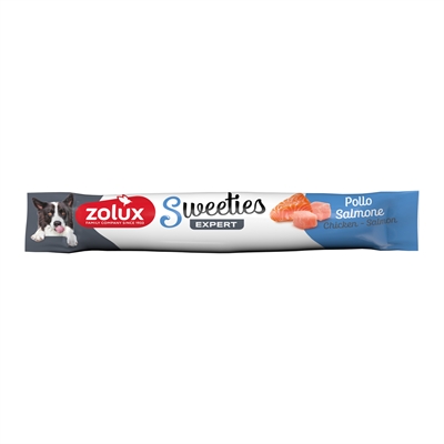 Zolux zolux sweeties expert creamy stick zalm/kip | 14 gr