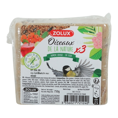 Zolux vetblok assorti | 3 st 750 gr