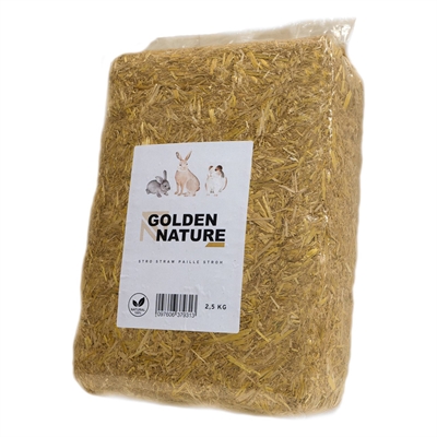 Golden nature stro | 2,5 kg dierenbedekking