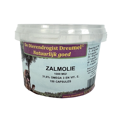 Dierendrogist zalmolie capsules | 150 st