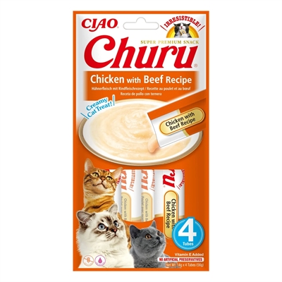 Inaba churu chicken / beef | 4x14 gr treats