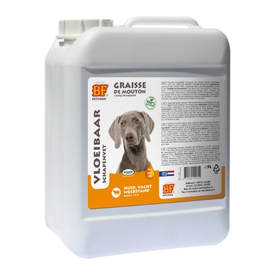 Bf petfood vloeibaar schapenvet met zalmolie | 5 ltr