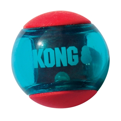 Kong squeezz action bal | large 8,5x8,5x8,5 cm rood