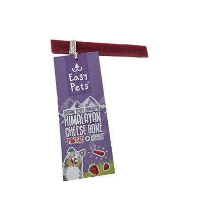 Easypets himalayan cheese bone | kaas bot aardbei xs