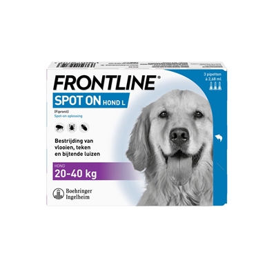 Frontline hond spot on | l 20-40 kg 3 pip