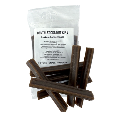 I am dental sticks met kip | s 105 gr 7 st