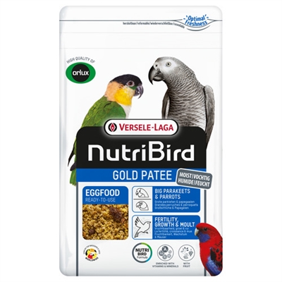 Nutribird orlux gold patee eivoer grote parkiet/papegaai | 1 kg
