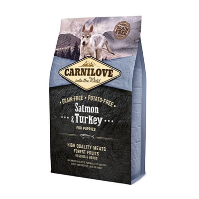 Carnilove puppyvoeding salmon & turkey 4 kg | graanvrij hondenvoer